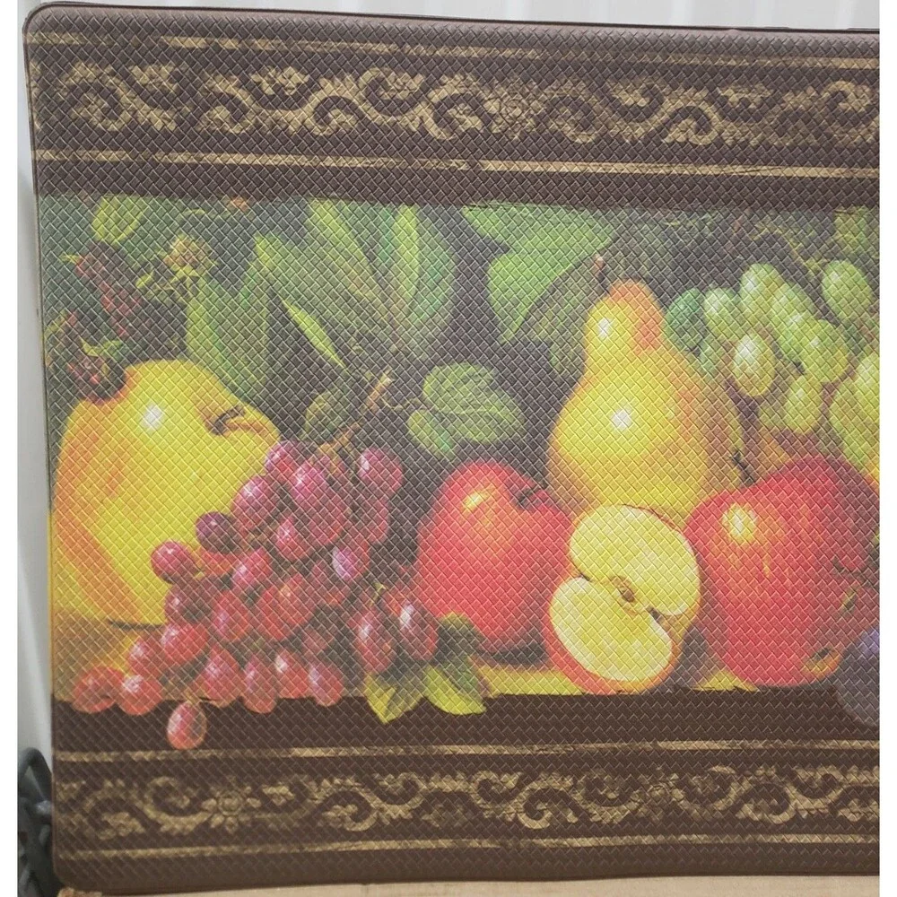 Non Slip Printed Kitchen Floor PVC Cushioned Foam Mat (18